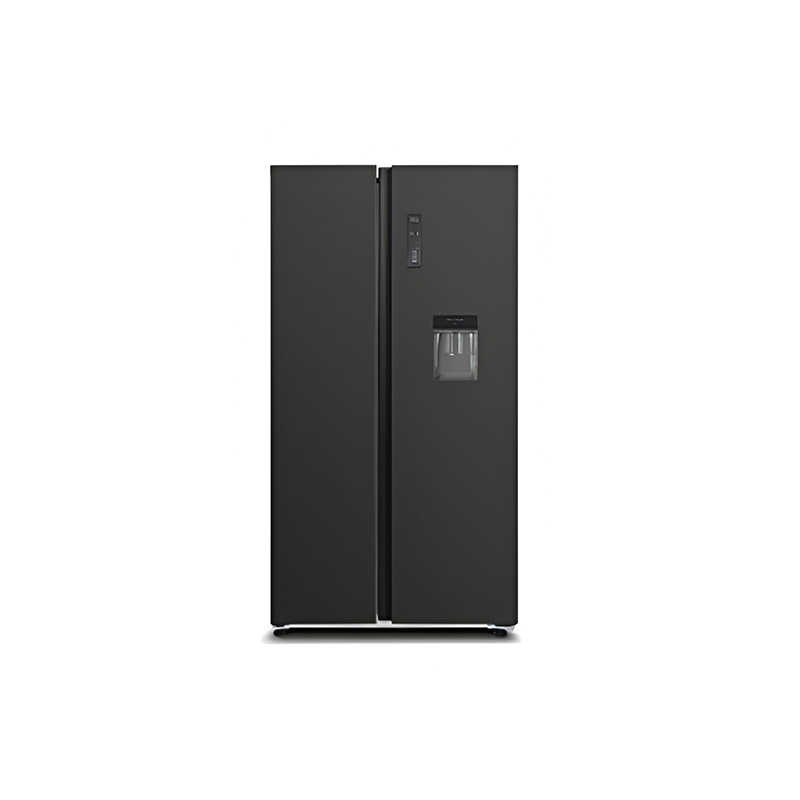 525 L FG POWER 2 doors side by side black refrigerator