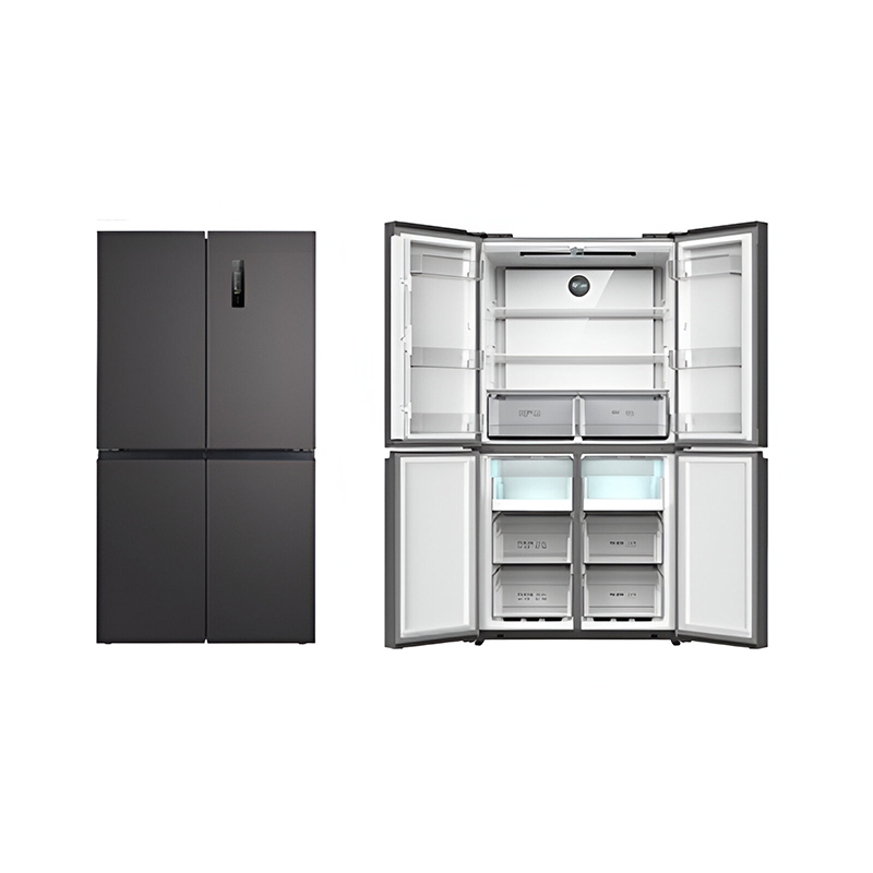 450 L FG POWER 4 doors side by side silver refrigerator